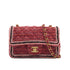 CHANEL MINI MATELASSE CHAIN SHOULDER BAG PINK TWEED GOLD HARDWARE 90334158