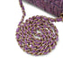 CHANEL MINI MATELASSE CHAIN SHOULDER BAG PURPLE MULTICOLOR TWEED GOLD HARDWARE 90347831