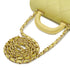 CHANEL MINI MATELASSE CHAIN SHOULDER HAND BAG LIGHT YELLOW LAMB SKIN 90332576