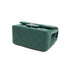 CHANEL MINI SQUARE 17 CHAIN SHUOLDER BAG GREEN LAMB SKIN SILVER HARDWARE 90334151