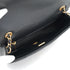 CHANEL MINI MATELASSE CHARM CHAIN SHOULDER BAG BLACK LAMB SKIN GOLD HARDWARE 90335606