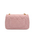 CHANEL MINI MATELASSE CHARM CHAIN SHOULDER BAG PINK LAMB SKIN GOLD HARDWARE 90335891