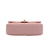 CHANEL MINI MATELASSE CHARM CHAIN SHOULDER BAG PINK LAMB SKIN GOLD HARDWARE 90335891