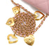 CHANEL MINI MATELASSE CHARM CHAIN SHOULDER BAG PINK LAMB SKIN GOLD HARDWARE 90335891