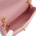 CHANEL MINI MATELASSE CHARM CHAIN SHOULDER BAG PINK LAMB SKIN GOLD HARDWARE 90335891