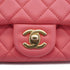 CHANEL MINI MATELASSE COCO BALL CHAIN SHOULDER BAG PINK LAMB SKIN GOLD HARDWARE 90331665