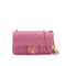 CHANEL MINI MATELASSE COCO BALL CHAIN SHOULDER BAG PINK LAMB SKIN GOLD HARDWARE 90335607