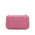 CHANEL MINI MATELASSE COCO BALL CHAIN SHOULDER BAG PINK LAMB SKIN GOLD HARDWARE 90335607