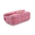CHANEL MINI MATELASSE FAUX PEARL CHAIN SHOULDER BAG PINK TWEED GOLD HARDWARE 90339652