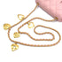 CHANEL MINI MATELASSE HEART CHARM CHAIN SHOULDER BAG PINK LAMB SKIN GOLD HARDWARE 90327292