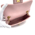 CHANEL MINI MATELASSE HEART CHARM CHAIN SHOULDER BAG PINK LAMB SKIN GOLD HARDWARE 90327292
