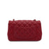 CHANEL MINI MATERASSE CHAIN SHOULDER BAG RED CAVIAR SKIN SILVER HARDWARE 90341900