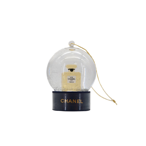 CHANEL MINI SNOW GLOBE 2025 NO.5 PERFUME MOTIF CLEAR BLACK GIVEAWAY 90321068