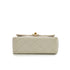 CHANEL MINI SQUARE 17 BIJOU CHAIN SHOULDER BAG WHITE LAMB SKIN GOLD HARDWARE 90348543