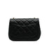 CHANEL MINI SQUARE 17 CHAIN SHOULDER BAG BLACK LAMB SKIN GOLD HARDWARE 90341904