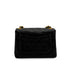 VINTAGE CHANEL MINI SQUARE 17 CHAIN SHOULDER BAG BLACK LAMB SKIN GOLD HARDWARE 90346665