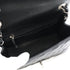 CHANEL MINI SQUARE 17 CHAIN SHOULDER BAG BLACK LAMB SKIN SILVER HARDWARE 90348199