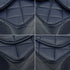 CHANEL MINI SQUARE 17 CHAIN SHOULDER BAG NAVY LAMB SKIN SILVER HARDWARE 90343974