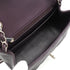 CHANEL MINI SQUARE 17 CHAIN SHUOLDER BAG PURPLE LAMB SKIN SILVER HARDWARE 90350356