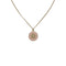 CHANEL NECKLACE CAMELLIA COCOMARK PINK GOLD ACCESSORY 06P 90347858