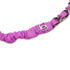CHANEL NECKLACE CHOKER COCOMARK CHAIN PINK LEATHER ACCESSORY 09A 90339176