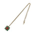 CHANEL NECKLACE COCOMARK FLOWER COLOR STONE GOLD ACCESSORY A16C 90321112