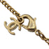 CHANEL NECKLACE COCOMARK FLOWER COLOR STONE GOLD ACCESSORY A16C 90321112