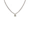 CHANEL NECKLACE COCOMARK RHINESTONE SILVER ACCESSORY D11C 90326874