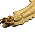 CHANEL NECKLACE EAGLE COCOMARK RHINESTONE GOLD ACCESSORY 01P 90321035