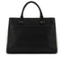 CHANEL NEO EXECUTIVE TOTE SHOULDER BAG BLACK BEIGE LEATHER GOLD HARDWARE 90325809