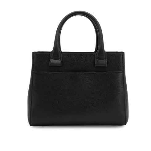 CHANEL NEO EXECUTIVE TOTE SHOULDER BAG BLACK LEATHER GOLD HARDWARE 90335590