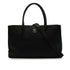 CHANEL NEO EXECUTIVE TOTE SHOULDER BAG BLACK LEATHER SILVER HARDWARE 90344573