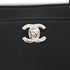 CHANEL NEO EXECUTIVE TOTE SHOULDER BAG BLACK LEATHER SILVER HARDWARE 90344573