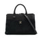 CHANEL NEO EXECUTIVE TOTE SHOULDER BAG BLACK LEATHER SILVER HARDWARE 90330949