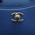 CHANEL NEO EXECUTIVE TOTE SHOULDER BAG BLUE LEATHER SILVER HARDWARE 90331963