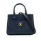 CHANEL NEO EXECUTIVE TOTE SHOULDER BAG NAVY LEATHER GOLD HARDWARE 90330702