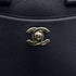 CHANEL NEO EXECUTIVE TOTE SHOULDER BAG NAVY LEATHER SILVER HARDWARE 90324809