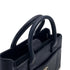 CHANEL NEO EXECUTIVE TOTE SHOULDER BAG NAVY LEATHER SILVER HARDWARE 90324809