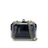 CHANEL PREMIERE CHAIN SHOULDER BAG LOGO CLEAR SILVER ACRYLIC SILVER HARDWARE B15C 90324762