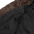 CHANEL RABBIT FUR LOGO BUTTON SHORT SLEEVE COAT BROWN LAPIN 40 05A RTW 90313369