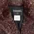 CHANEL RABBIT FUR LOGO BUTTON SHORT SLEEVE COAT BROWN LAPIN 40 05A RTW 90313369