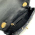 CHANEL SEQUINS 2WAY CHAIN SHOULDER BAG NAVY BLACK TWEED GOLD HARDWARE 90317004
