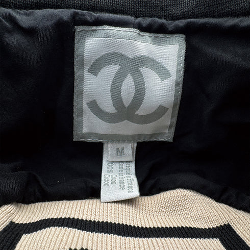 CHANEL SPORTS LINE COCOMARK LOGO BUCKET HAT BLACK COTTON 90317331