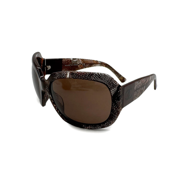 CHANEL SUNGLASSES COCOMARK BROWN EYEWEAR 90319112