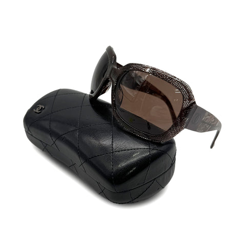 CHANEL SUNGLASSES COCOMARK BROWN EYEWEAR 90319112