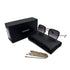 CHANEL SUNGLASSES COCOMARK CHAIN MOTIF BLACK GOLD EYEWEAR 90324448