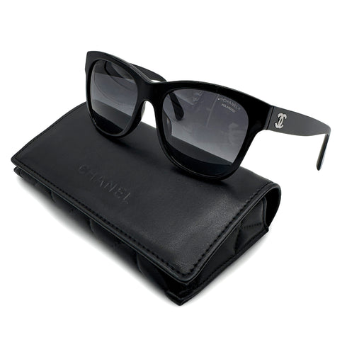CHANEL SUNGLASSES COCOMARK LOGO BLACK EYEWEAR 90319126