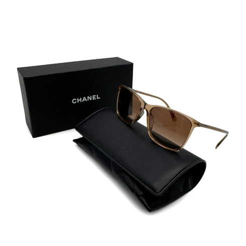 CHANEL SUNGLASSES COCOMARK LOGO BROWN EYEWEAR 90319115