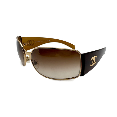 CHANEL SUNGLASSES COCOMARK LOGO BROWN EYEWEAR 90319118