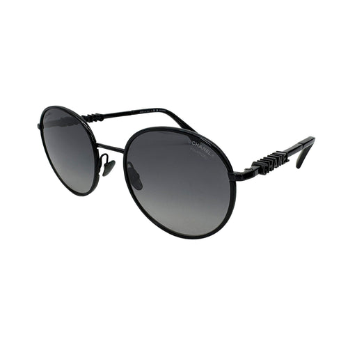 CHANEL SUNGLASSES LOGO BLACK EYEWEAR 90319316